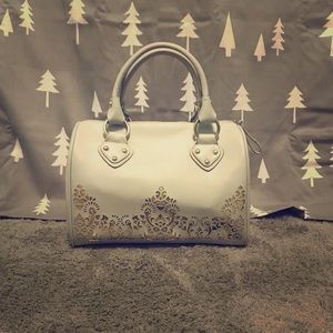Grey and gold charming Charlie handbag